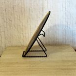 Bat And Moon Handmade Glass Art With Display Stand Optional Wall Hanger Man In The Moon 3 small