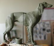 Life-Size Dog Sculptures 2 small