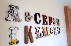 Nursery Wall Letters 3 small