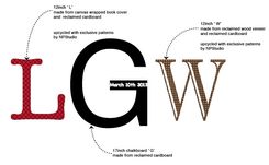 Custom Large Letters 3 small