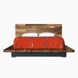 Custom Reclaimed Wood Platform Bed 1 small