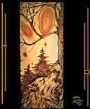 Wood Anniversary gift,  Rustic Decor,  Cabin Art, Animal Art, Hunter Gift, Bear, Elk ,Wolf Art, Custom, Art, Wood Burned, Wolves 5 small
