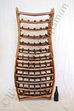Large Wine Rack - Curvaceous - Made From Retired California Wine Barrels 3 small