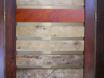 Rustic Room Divider Made From Reclaimed Lumber 3 small
