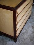 Dresser / Chest Of Drawers  With Exotic Wood 3 small