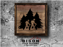 Outdoor Recreational Signs. Camping Sign. Cabin Sign. 3 small