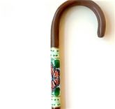 Personalized Monarch Butterfly Custom Painted Walking Stick 1 small