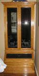 Oak Gun Cabinet 1 small