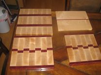 Maple And Purpleheart Cutting Boards For Benefit Auction 2 small