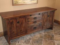 Quarter Sawn Oak Credenza With Lettering 2 small