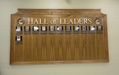 "Hall Of Leaders"  Display Board 1 small
