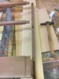 Walnut Bookcase With File Drawers. 2 small