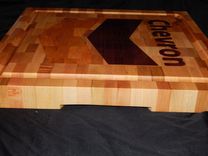 Inlayed End Grain Cutting Board 2 small