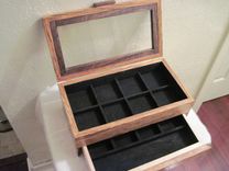 Zebra Wood Watchbox 2 small