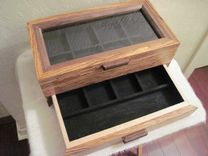 Zebra Wood Watchbox 3 small