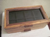 Zebra Wood Watchbox 5 small