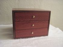 Three Drawer Jewelry Chest 1 small