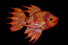 Hand Sculpted Ceramic Fish 2 small