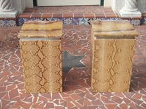 Pair Of Python Occasional Tables 2 small
