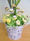Calla Lily And Yellow Buttons Bridal Bouquet 5 small