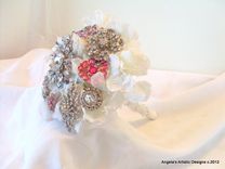 Brooch Bridal Bouquet 3 small
