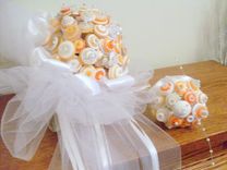Custom Bridal Bouquet Package With Buttons 2 small