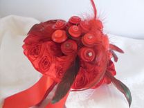 Red Hot Buttons Bridal Bouquet 2 small