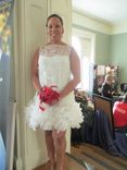 Red Hot Buttons Bridal Bouquet 5 small