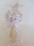 Cream And White Buttons Mini Bridal Bouquet 2 small