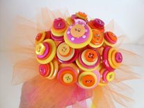 Bright Tutti Fruiti Bouquet With Multi-Colored Buttons 1 small