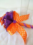 Purple And Orange Buttons Mini Bouquet 2 small