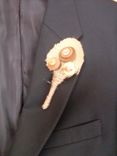 Rustic Buttons Wedding Boutonniere 2 small