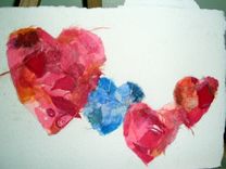 Hearts Collage "I Love You'' 3 small