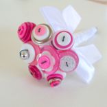 White Button Bouquet Guest Book Pen 5 small