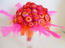 Tutti Frutti Buttons Bridal Bouquet 2 small