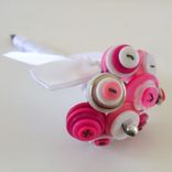 Pink Button Bouquet Guest Book Pen 1 small