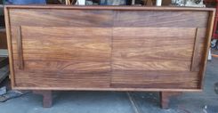 Solid Walnut Media Cabinet 6 small