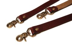 Red Leather Suspenders 5 small