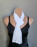 White Chiffon Scarf 1 small