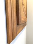 Teak Medicine Cabinet With Sperm Whale Inlay 4 small