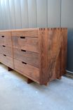 Walnut Bedroom Set - Dresser And Night Stands 3 small