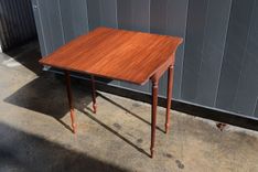 Refurbished, Fold Out Side Table 3 small