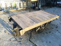 Reclaimed Warehouse Cart Coffee Table 5 small