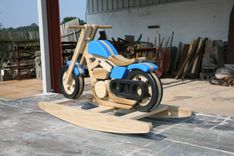 Motorcycle Rocking Horse 2 small