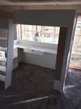 Kids Loaded Loft Bed With Desk, Bookcases, Drawer & Corkboard 5 small