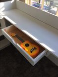 Kids Loaded Loft Bed With Desk, Bookcases, Drawer & Corkboard 3 small