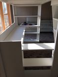 Kids Loaded Loft Bed With Desk, Bookcases, Drawer & Corkboard 7 small