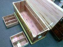 Slab Top Cedar Hope Chest 3 small