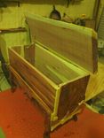 Solid Wooden Slab Top Chest 2 small