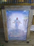 Barn Wood Picture Frames With Leather Accents 4 small